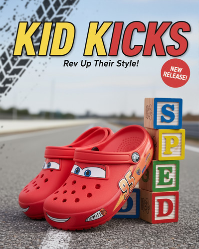 Crocs lightning mcqueen - lightning,